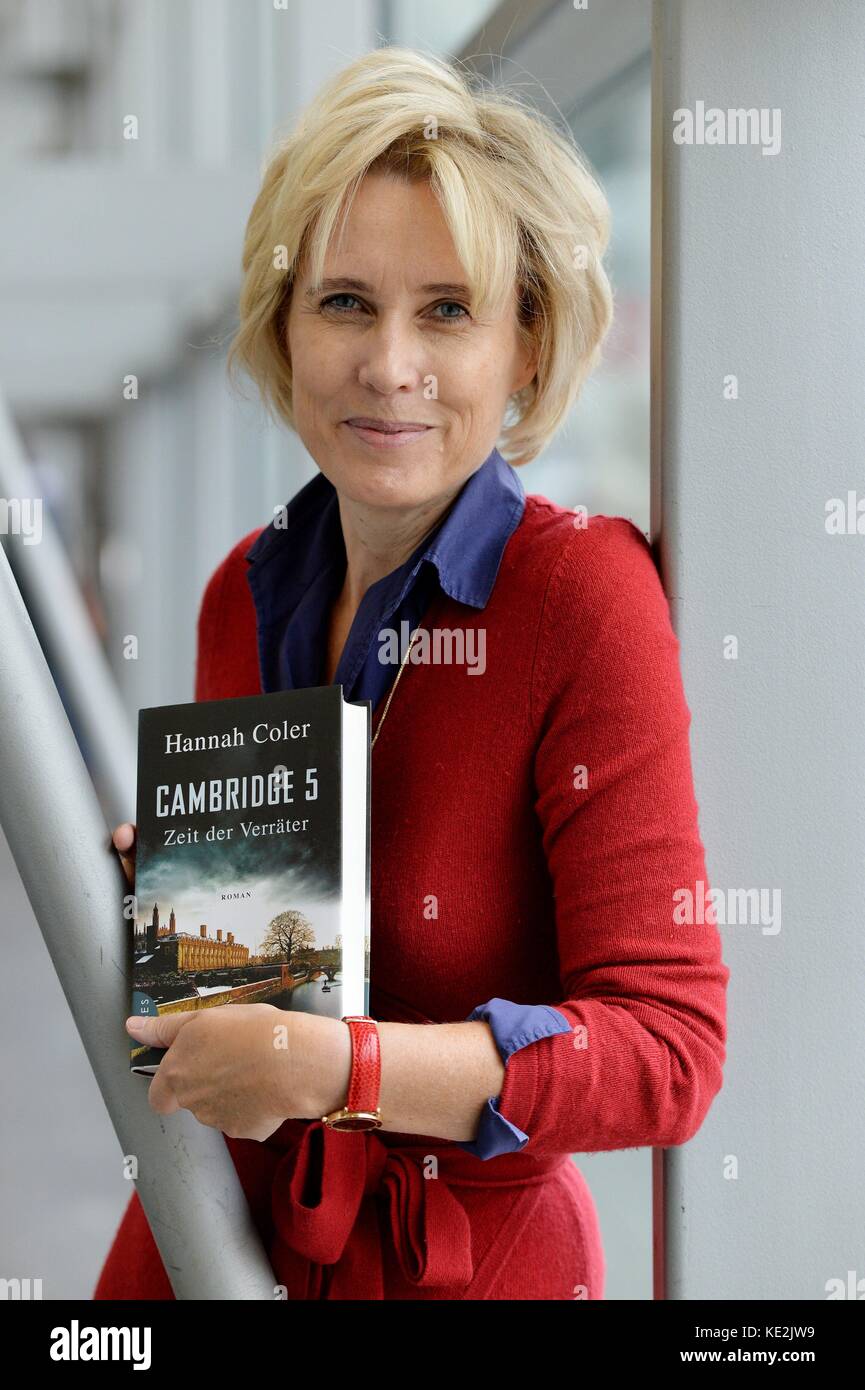 Hannah Coler at the 69th Frankfurt Book Fair in Frankfurt/Main, Germany, October 2017. | usage worldwide Stock Photo