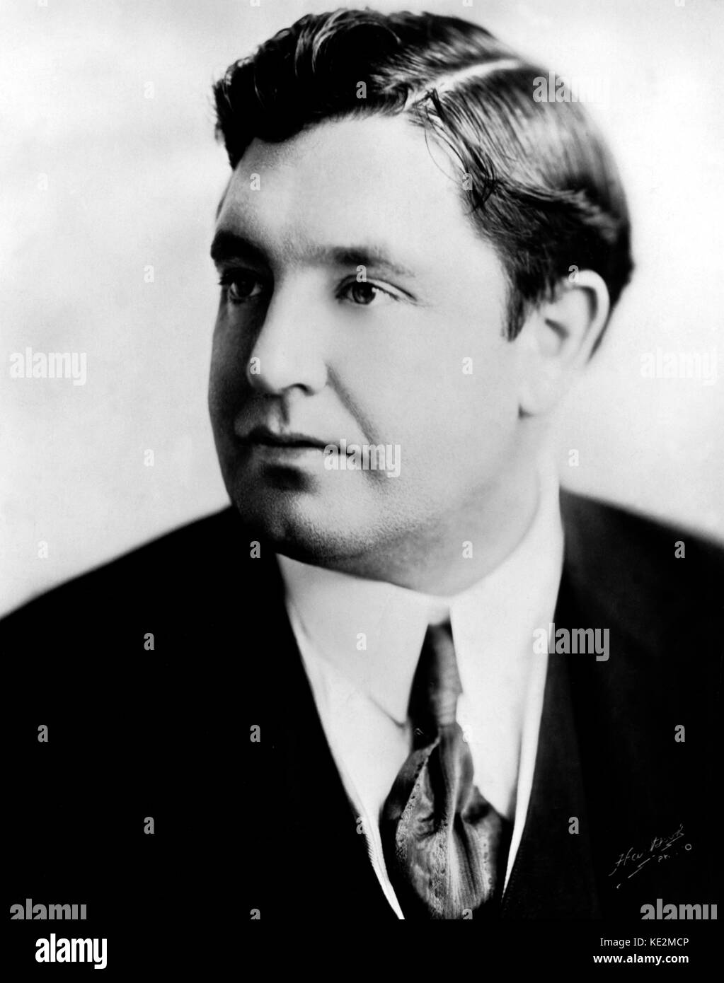 John McCormack - portrait of the Irish tenor. 14 June 1884-16 September 1945. Stock Photo