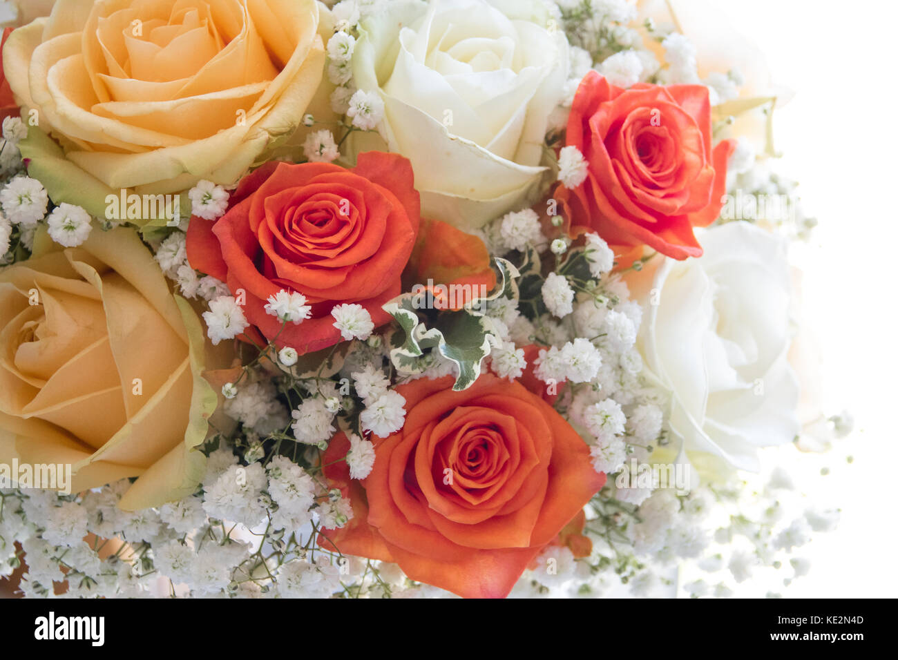 Wedding bouquets with beautiful roses Stock Photo - Alamy