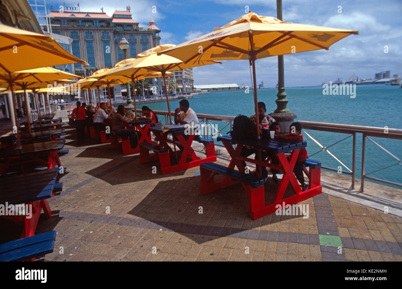 Seafront in Port Louis, Mauritius Stock Photo