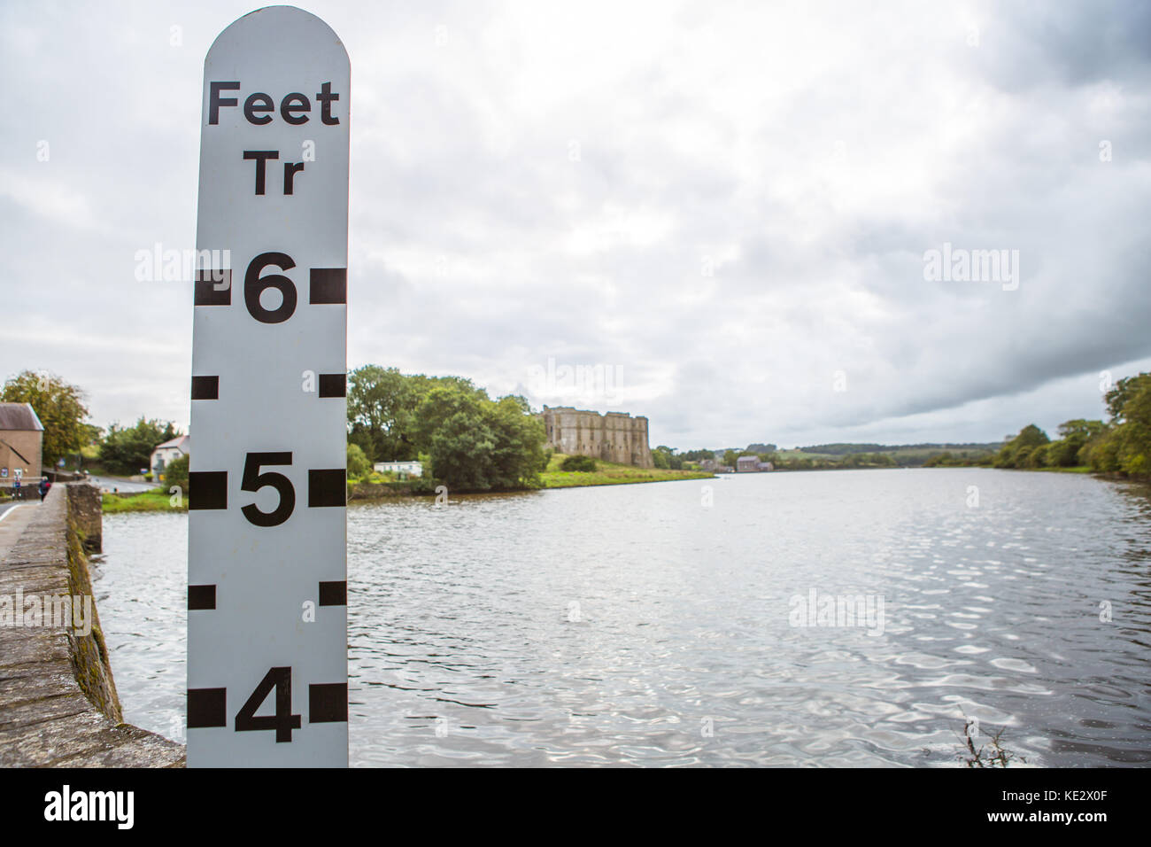 Carew Castle Stock Photo