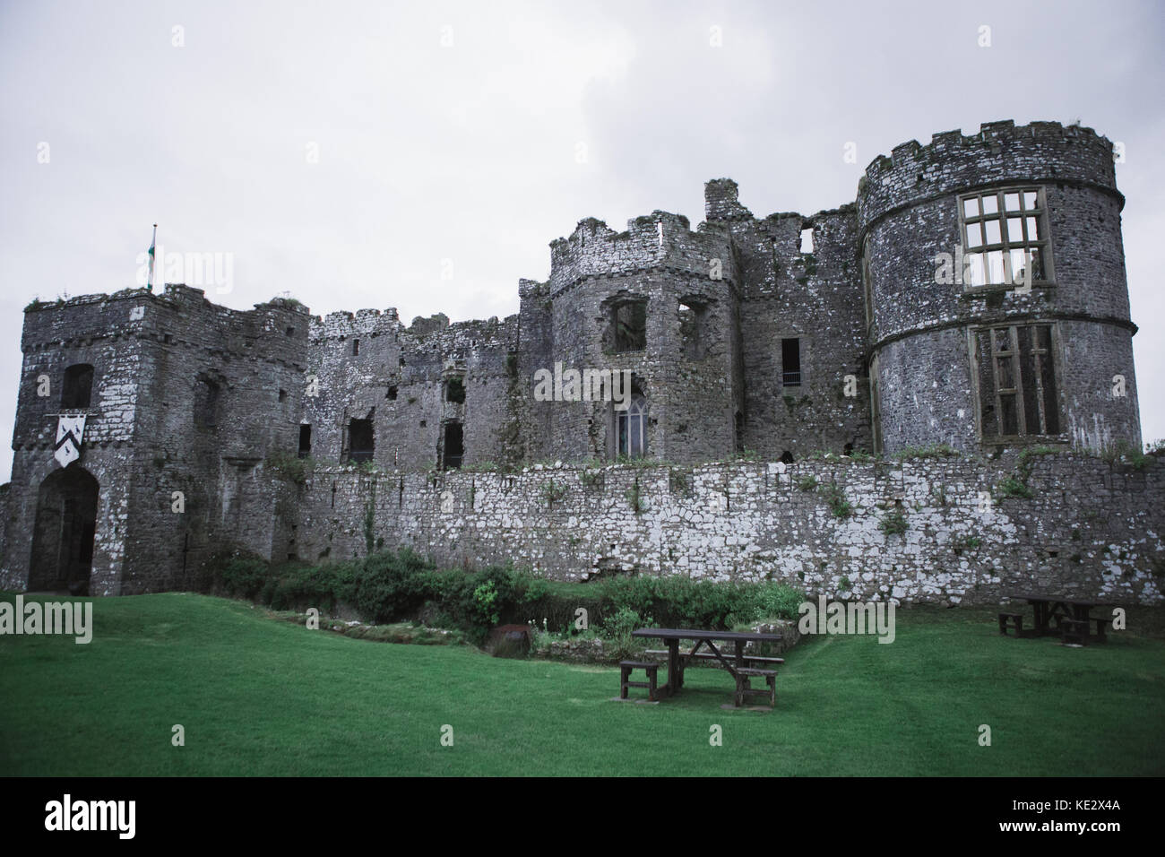 Carew Castle Stock Photo