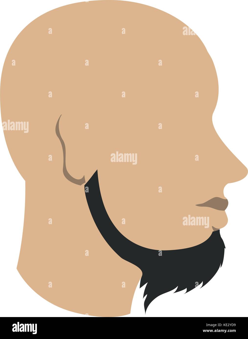 man avatar head sideview icon image Stock Vector Image & Art - Alamy