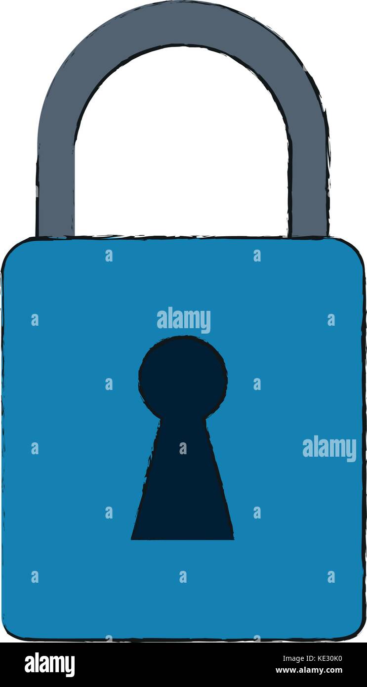 Padlock security system Stock Vector Image & Art - Alamy
