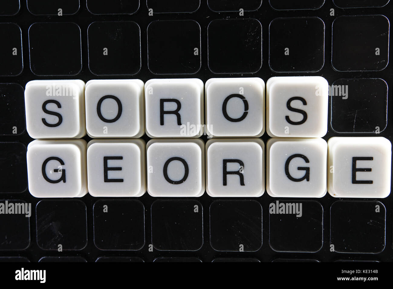 Soros George text word photo illustration Stock Photo - Alamy