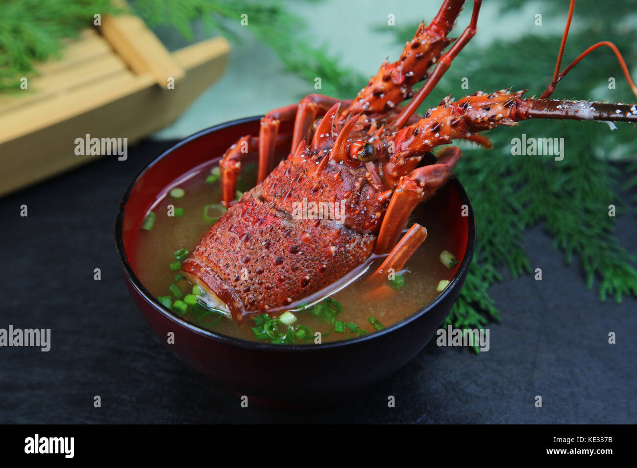 Miso Soup of Lobster Stock Photo Alamy