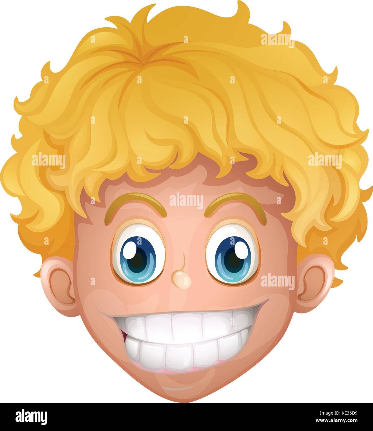 Boy Head Hair Clip Art High Resolution Stock Photography and Images - Alamy