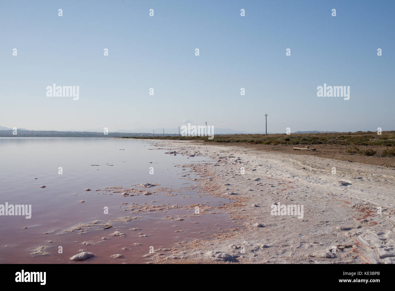 The Salt Lake at Torrevieja, Alicante, Spain Stock Photo Alamy
