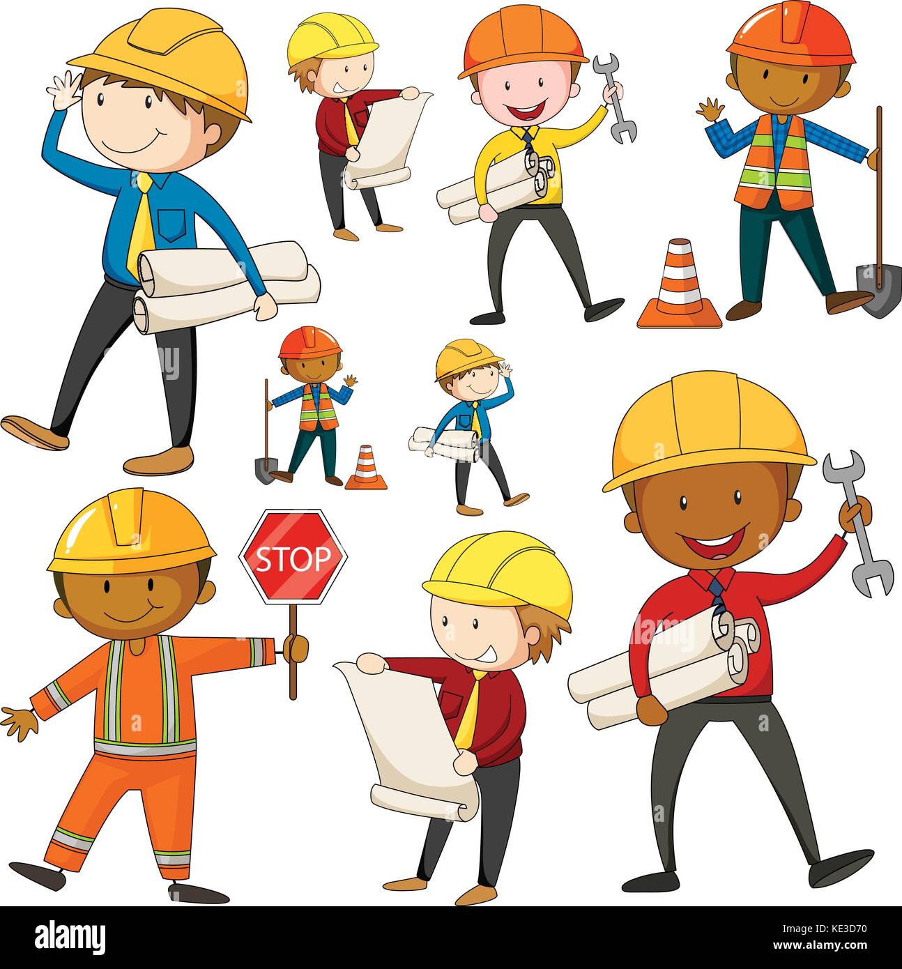 Crew Clip Art Set