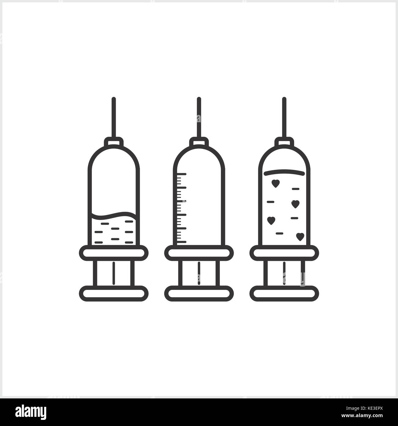 Medicine monoline Icon Stock Photo - Alamy