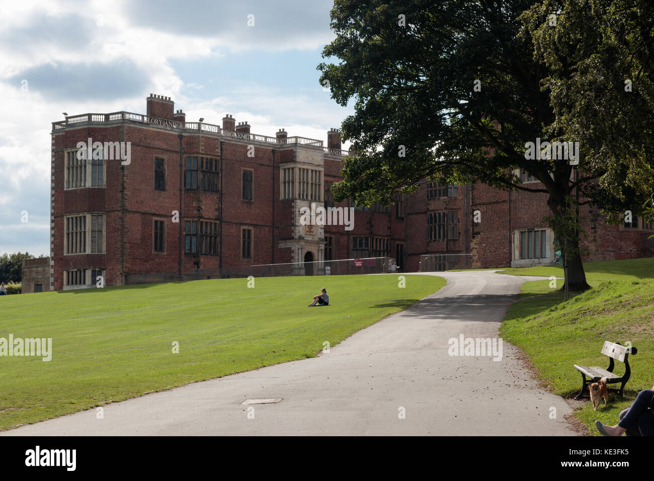 View of Temple Newsam House and grounds, Leeds, Yorkshire Stock Photo