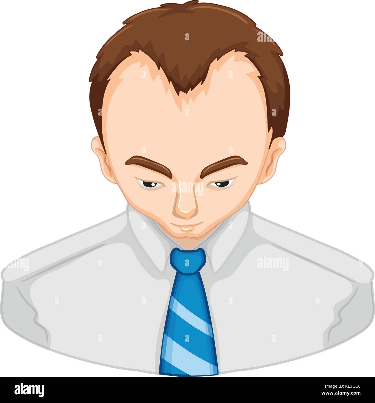 Man with hair loss problem illustration Stock Vector Image & Art - Alamy