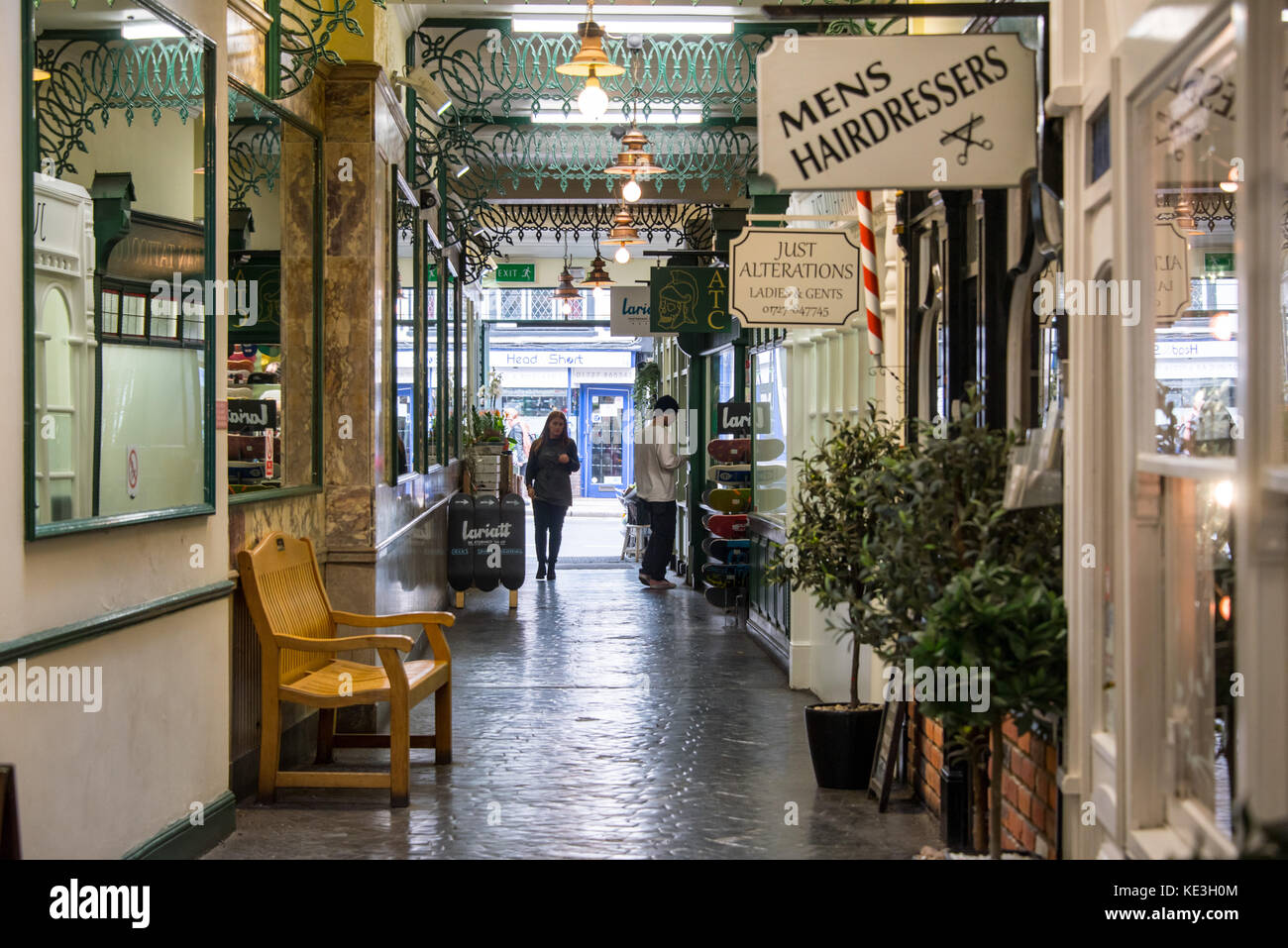 Village Arcade Stock Photo Alamy