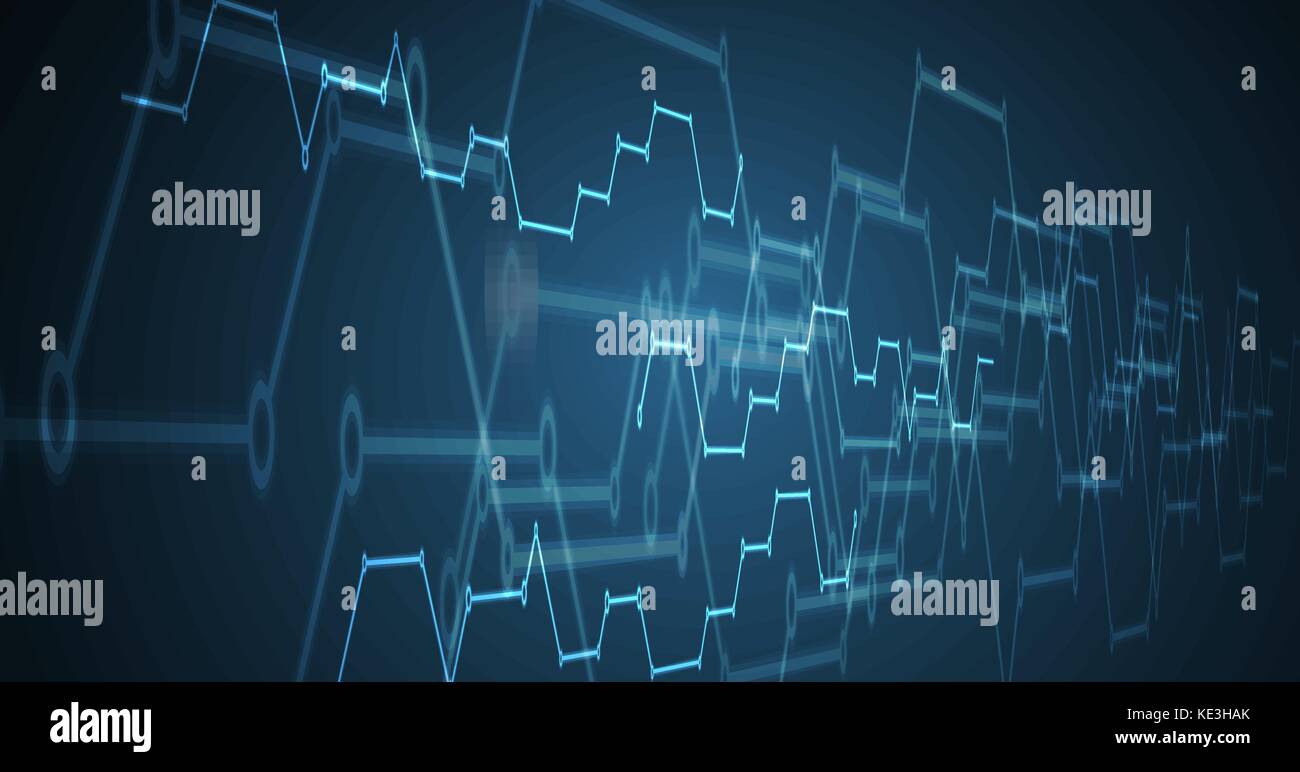 Digital technology world. Business virtual concept Stock Vector Image ...