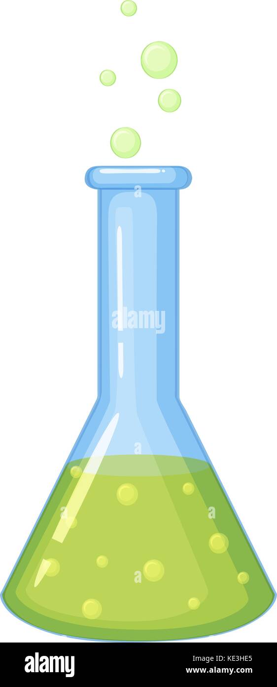 Chemical in glass beaker illustration Stock Vector Image & Art - Alamy