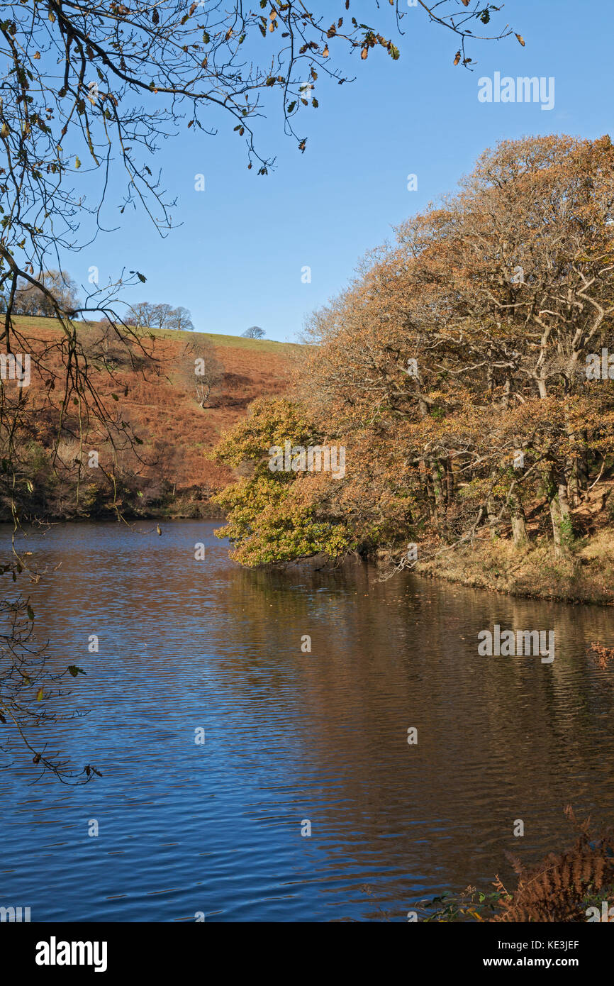 Lower Lliw Reservoir, Felindre, Swansea, South Wales, UK Stock Photo