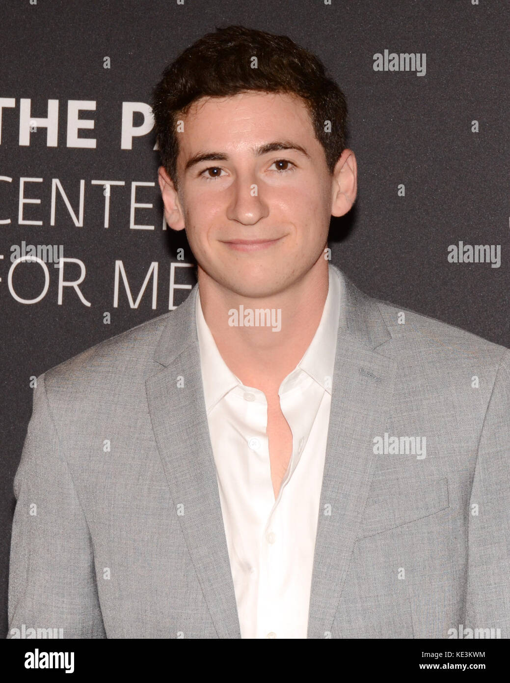 Los Angeles, California, USA. 17th Oct, 2017. SAM LERNER arrives the Paley Center For Media Presents: 'The Goldbergs' 100th Episode Celebration at The Paley Center for Media. Credit: Billy Bennight/ZUMA Wire/Alamy Live News Stock Photo