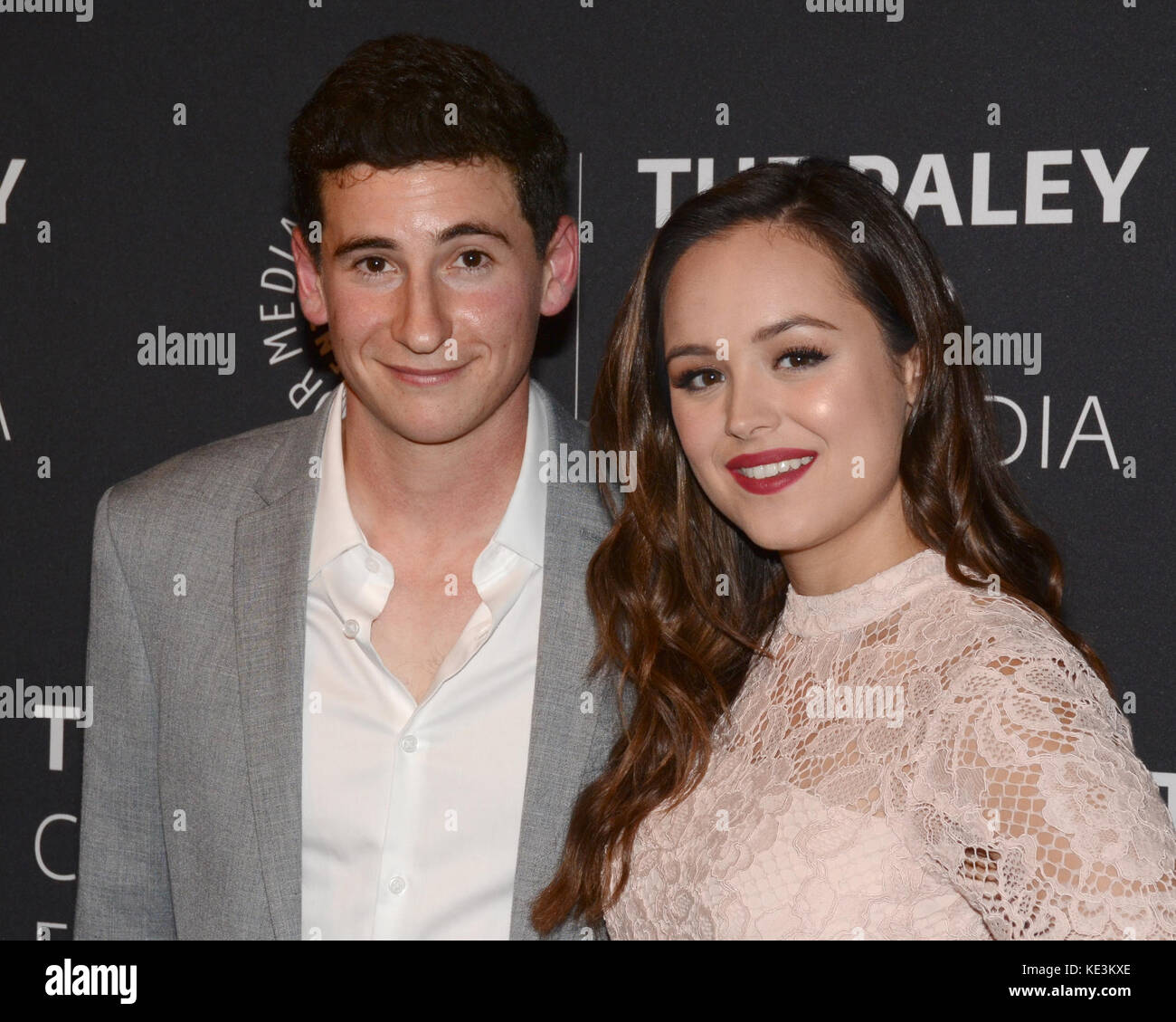 Los Angeles, California, USA. 17th Oct, 2017. SAM LERNER and HAYLEY ORRANTIA arrives the Paley Center For Media Presents: 'The Goldbergs' 100th Episode Celebration at The Paley Center for Media. Credit: Billy Bennight/ZUMA Wire/Alamy Live News Stock Photo