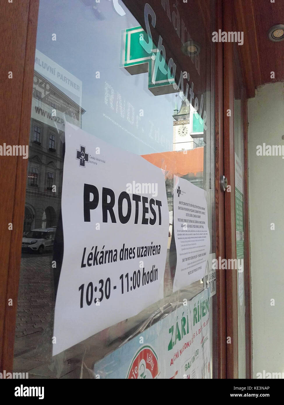 Olomouc Czech Republic 18th Oct 2017 The Notice Pharmacy