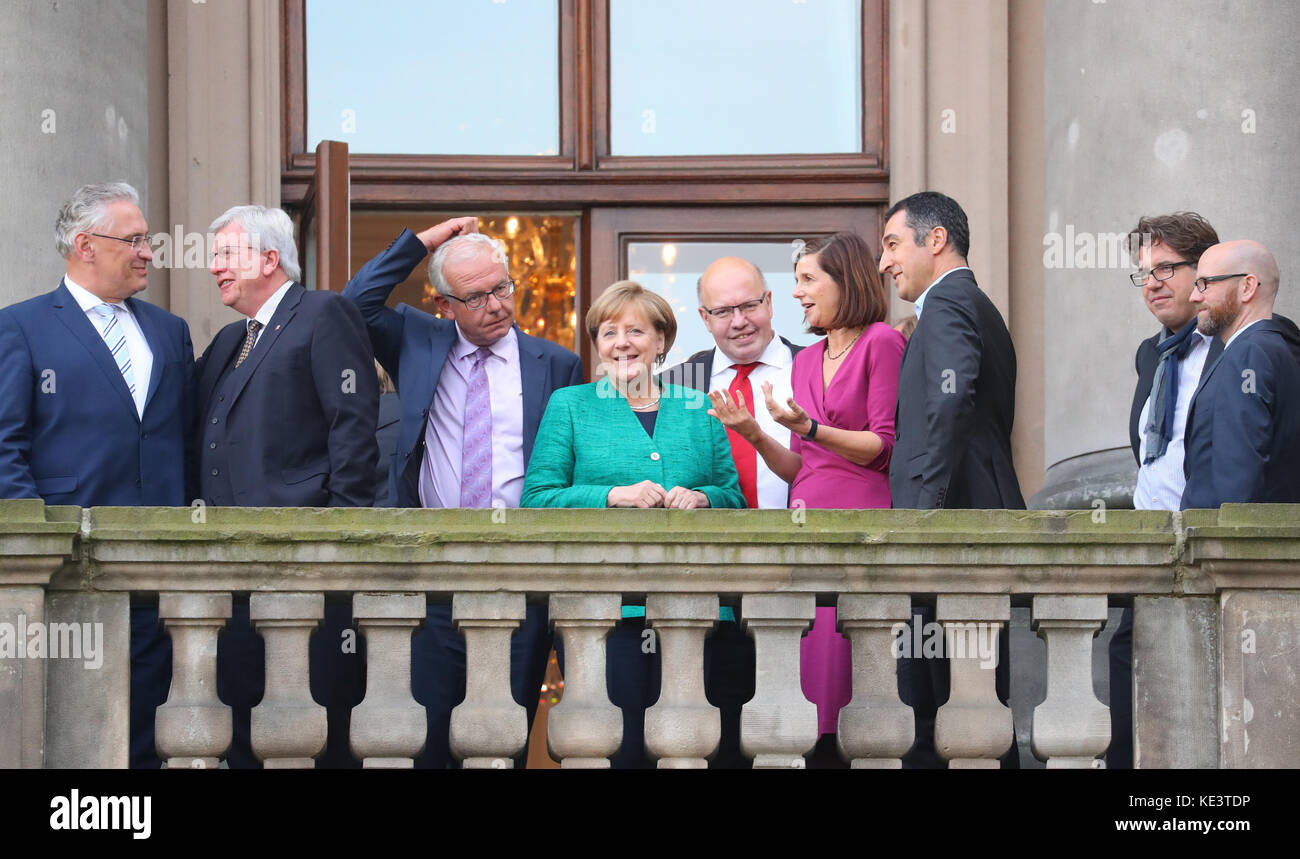 Berlin, Germany. 18th Oct, 2017. German chancellor Angela Merkel (CDU ...