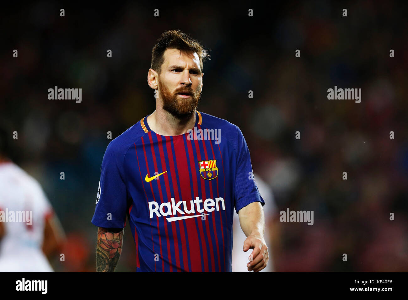 Barcelona, Spain. Credit: D. 18th Oct, 2017. Lionel Messi (Barcelona