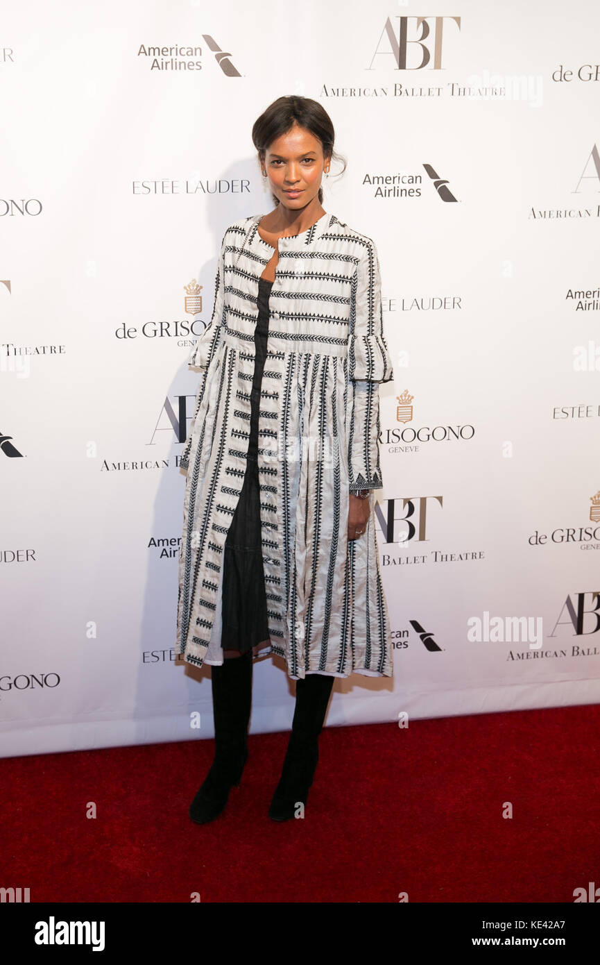 New York, USA. 18th Oct, 2017. American Ballet Theatre Fall Gala: Model