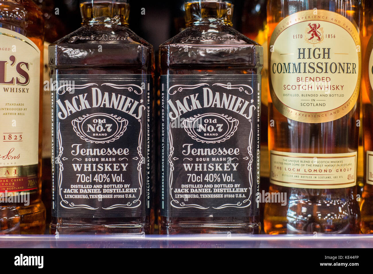 Bottles of spirits hires stock photography and images Alamy