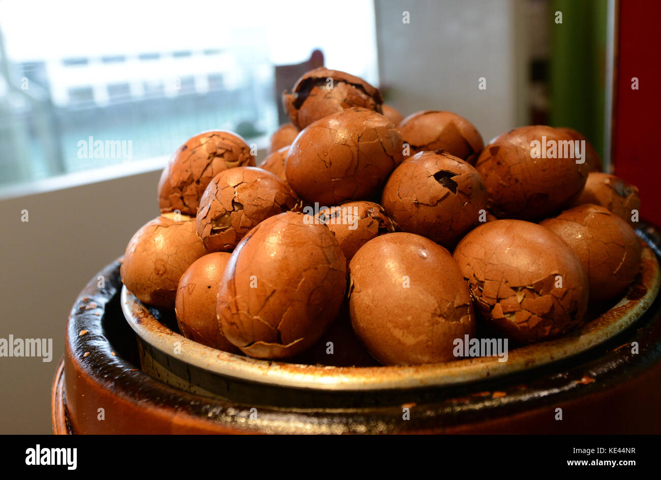Chinese style hard boiled eggs Stock Photo Alamy
