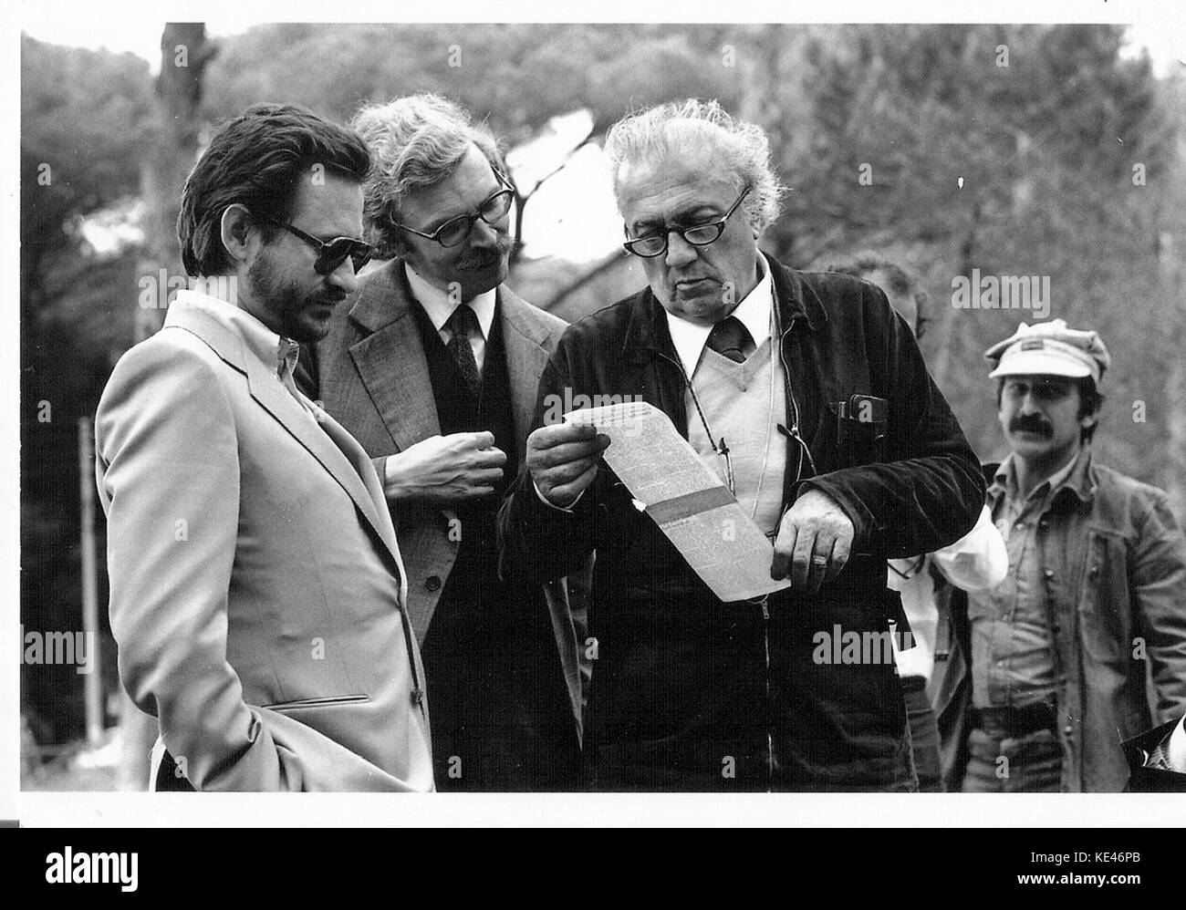 Rossellini Renzo Toscan Plantier Federico Fellini ons set Citta' delle Donne Stock Photo