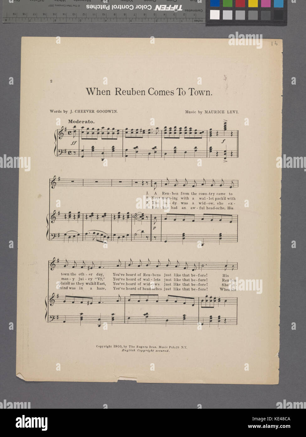 When Reuben comes to town (NYPL Hades 608926 1948450 Stock Photo Alamy