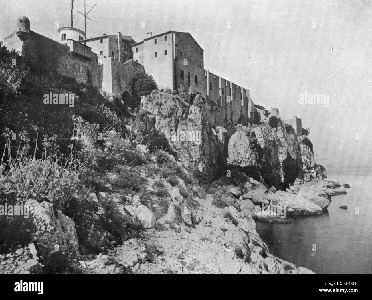 The Prison of the Man with the Iron Mask A Book of the Riviera Stock Photo Alamy
