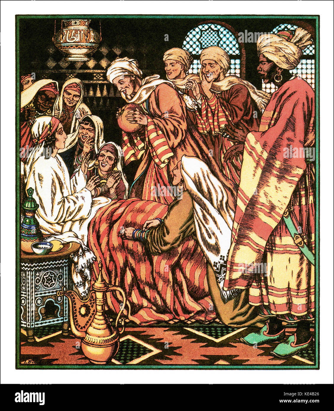 Le tapis volant (Bilibin) 05 Stock Photo Alamy