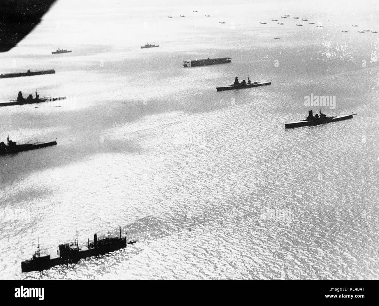 Japanese fleet on display Stock Photo