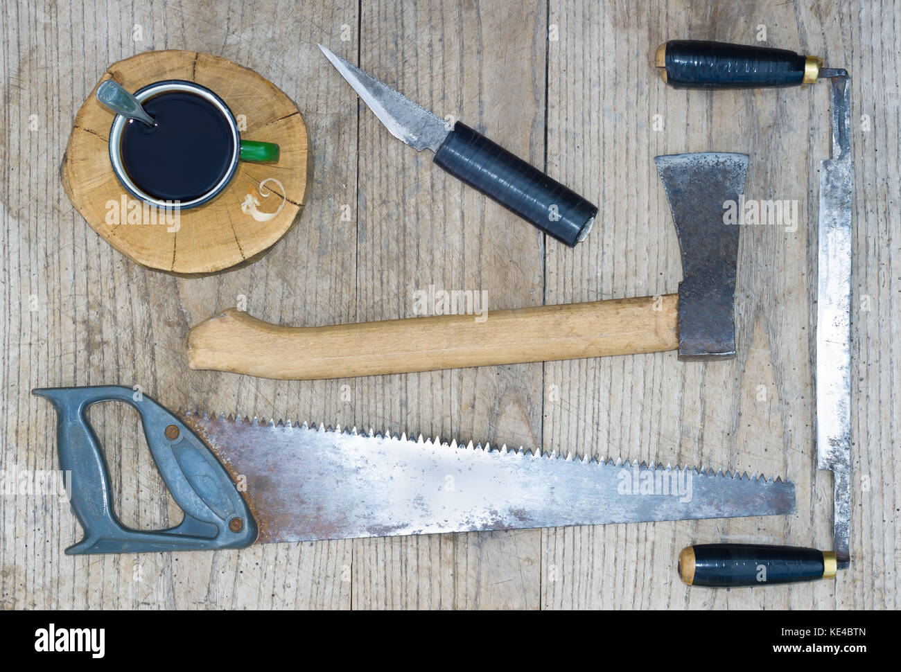Dirty tools on a table hires stock photography and images Alamy