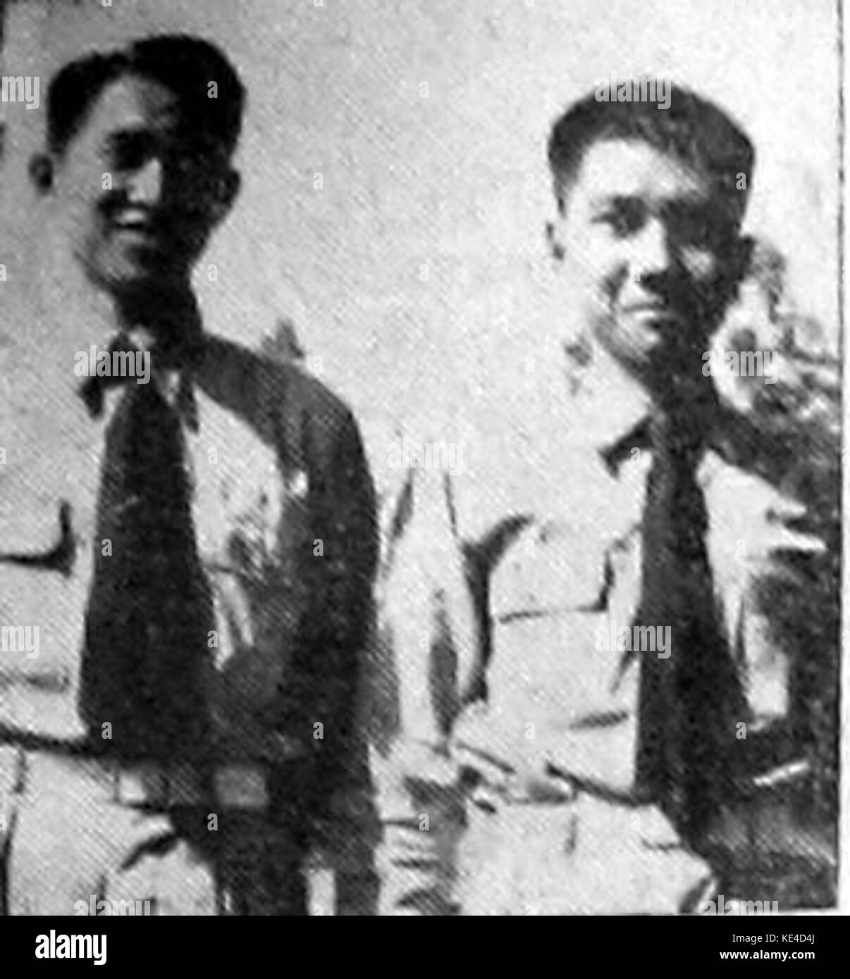 Chinese Indonesian airmen Harian Umum 21 November 1950 p1 Stock Photo