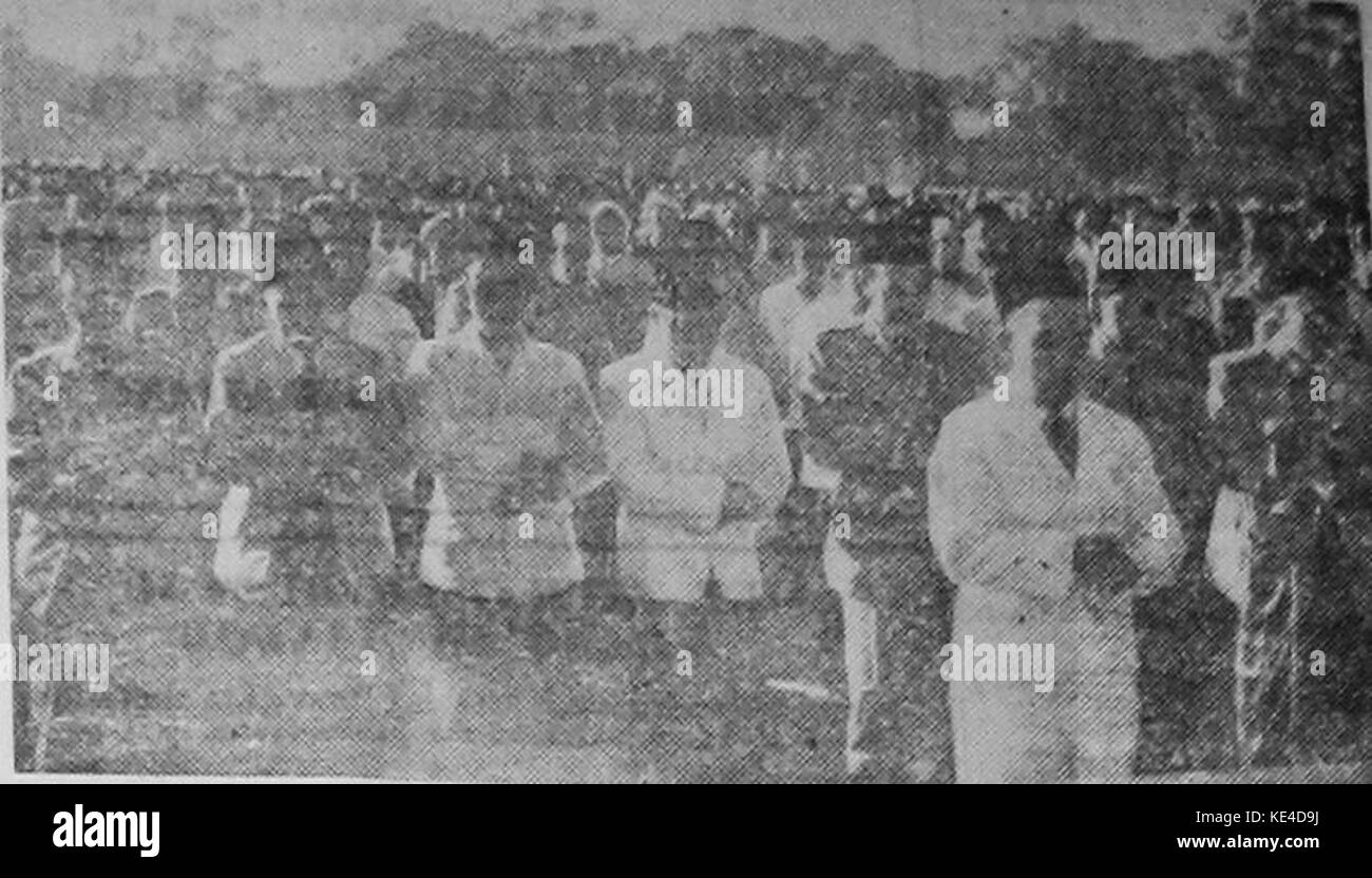Indonesian leaders Eid Suara Rakyat 21 June 1952 p3 Stock Photo Alamy