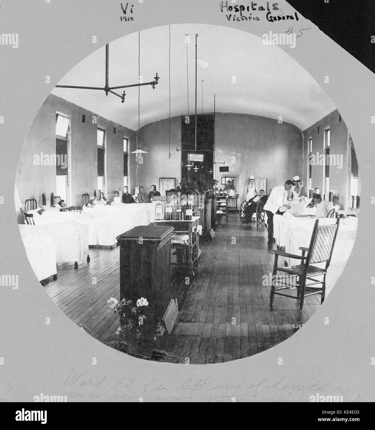 Victoria General Hospital, Ward 42, Halifax, Nova Scotia, Canada, 1910