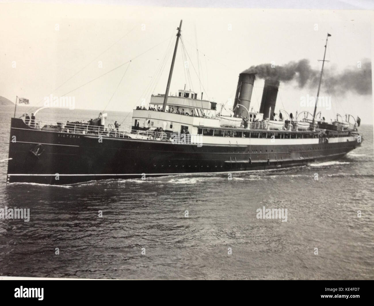 Victoria approaches Douglas Stock Photo - Alamy