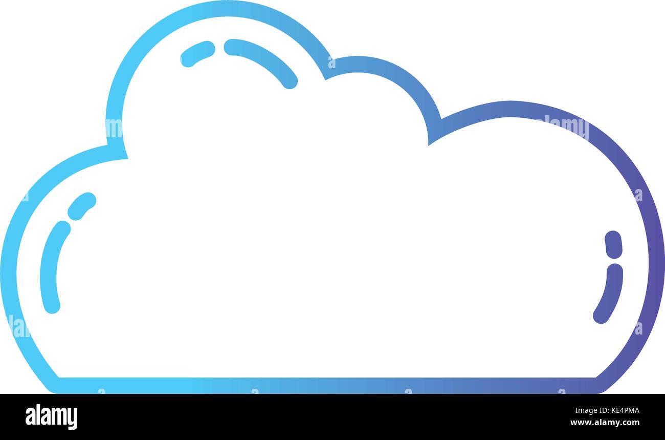 line cloud data network server connection Stock Vector Image & Art - Alamy