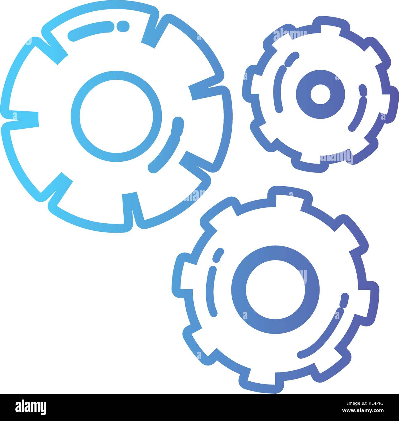line gear industry engineering process Stock Vector Image & Art Alamy
