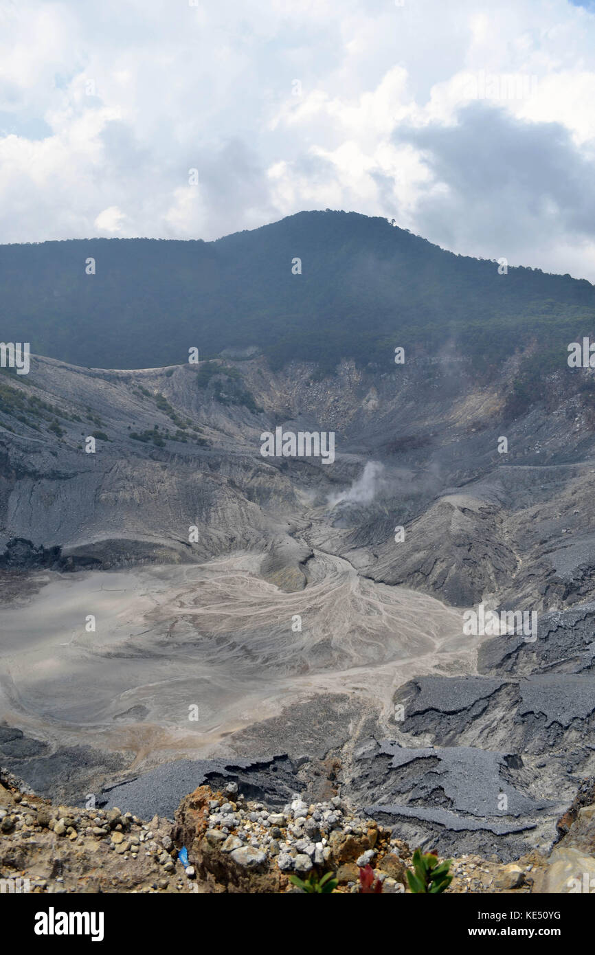 Closer to Mount Tangkuban Perahu that located close to Bandung, West ...
