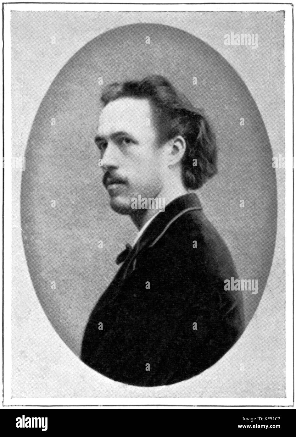 Benjamin Godard - French composer BG: 18 August 1849 – 10 January 1895 Stock Photo