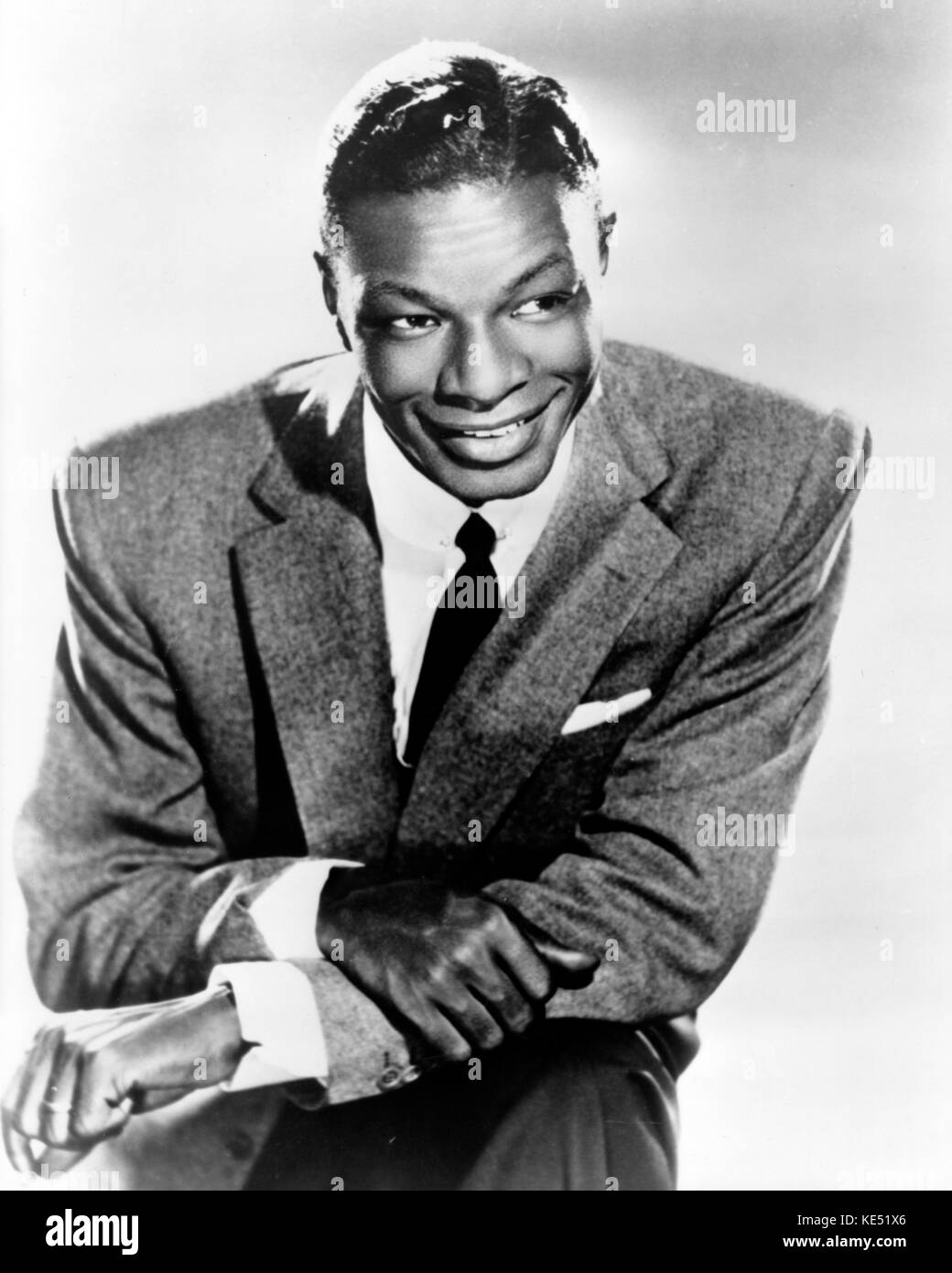 Nat King Cole - American jazz musician and singer in the 1950s. 17.3.1917 - 15.2.1965 Stock Photo