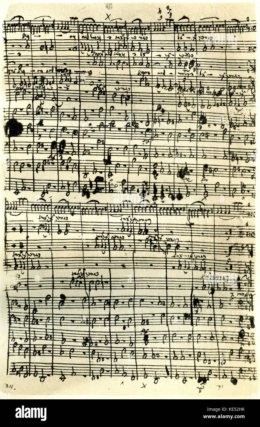 Bach Manuscript And Sheet Music Background Assecarbon