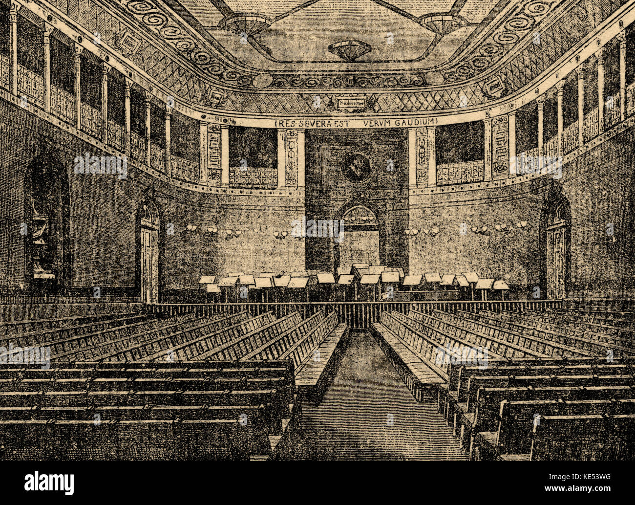 24 October 2021, Saxony, Leipzig: The Gaudium, the canteen of the  Gewandhaus. On Sunday, the concert hall welcomed guests to its open day and  allowed glimpses behind the scenes as well as