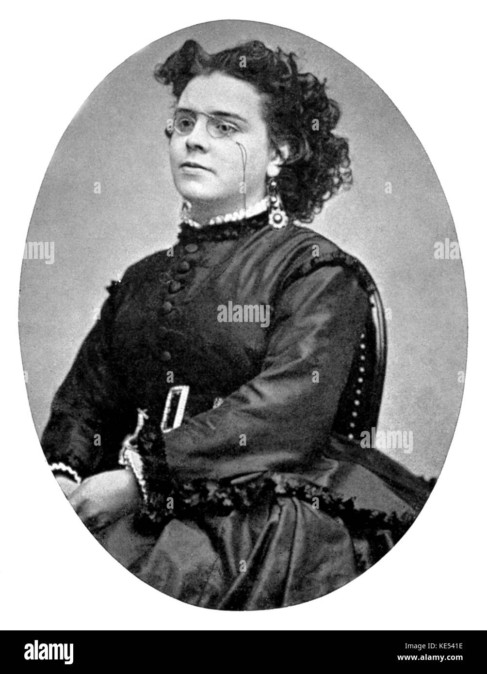 Célestine Galli-Marié French mezzo-soprano,      CGM: 1840 - 1905. Stock Photo