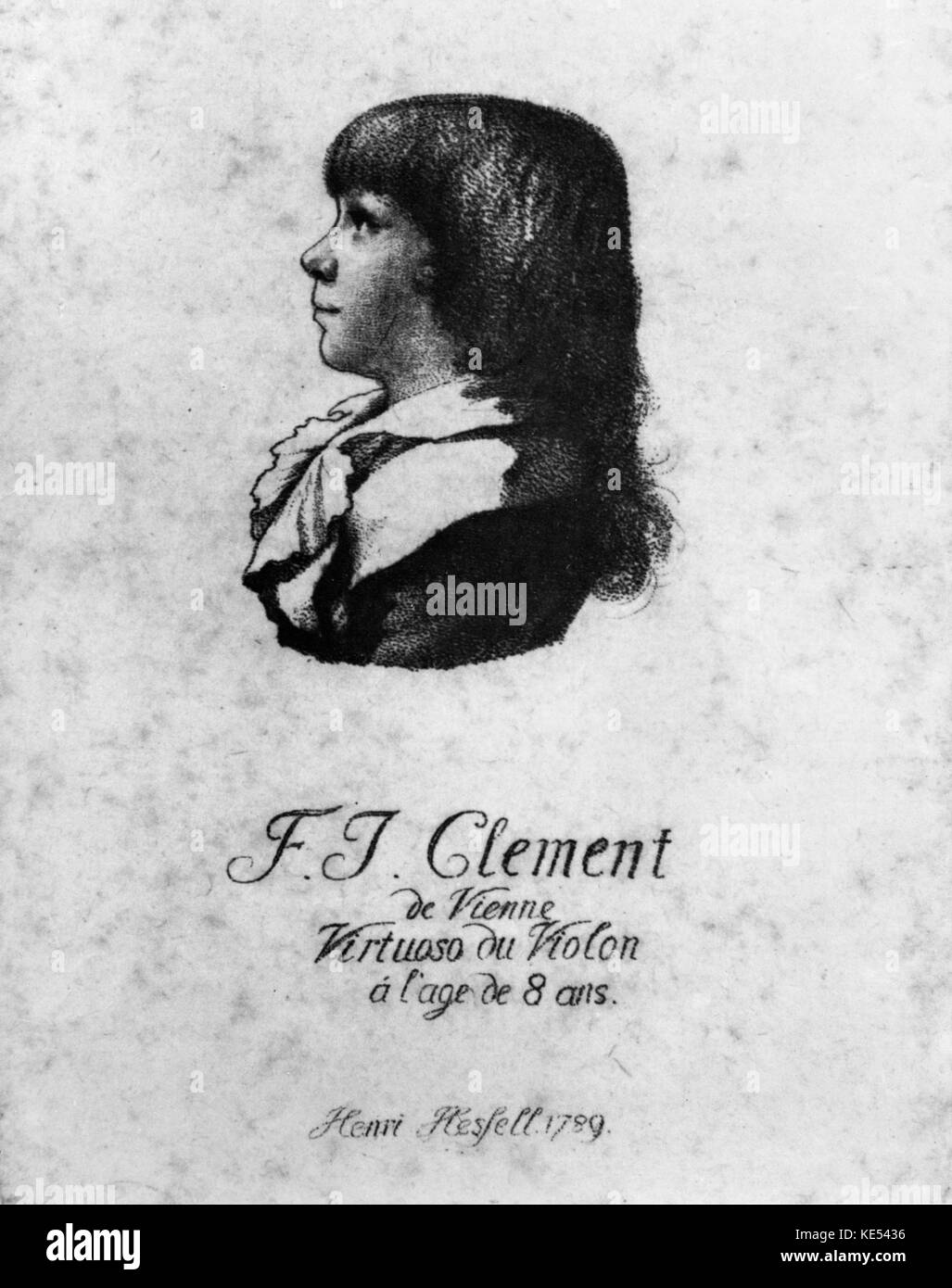 Franz J Clement Aged 8 Engraving By L H Hessell 17 Fc Austrian Violinst And Conductor 1780 1842 Stock Photo Alamy Franz J Clement Aged 8 Engraving By L H Hessell 17 Fc Austrian Violinst And Conductor 1780 1842 Stock Photo Alamy