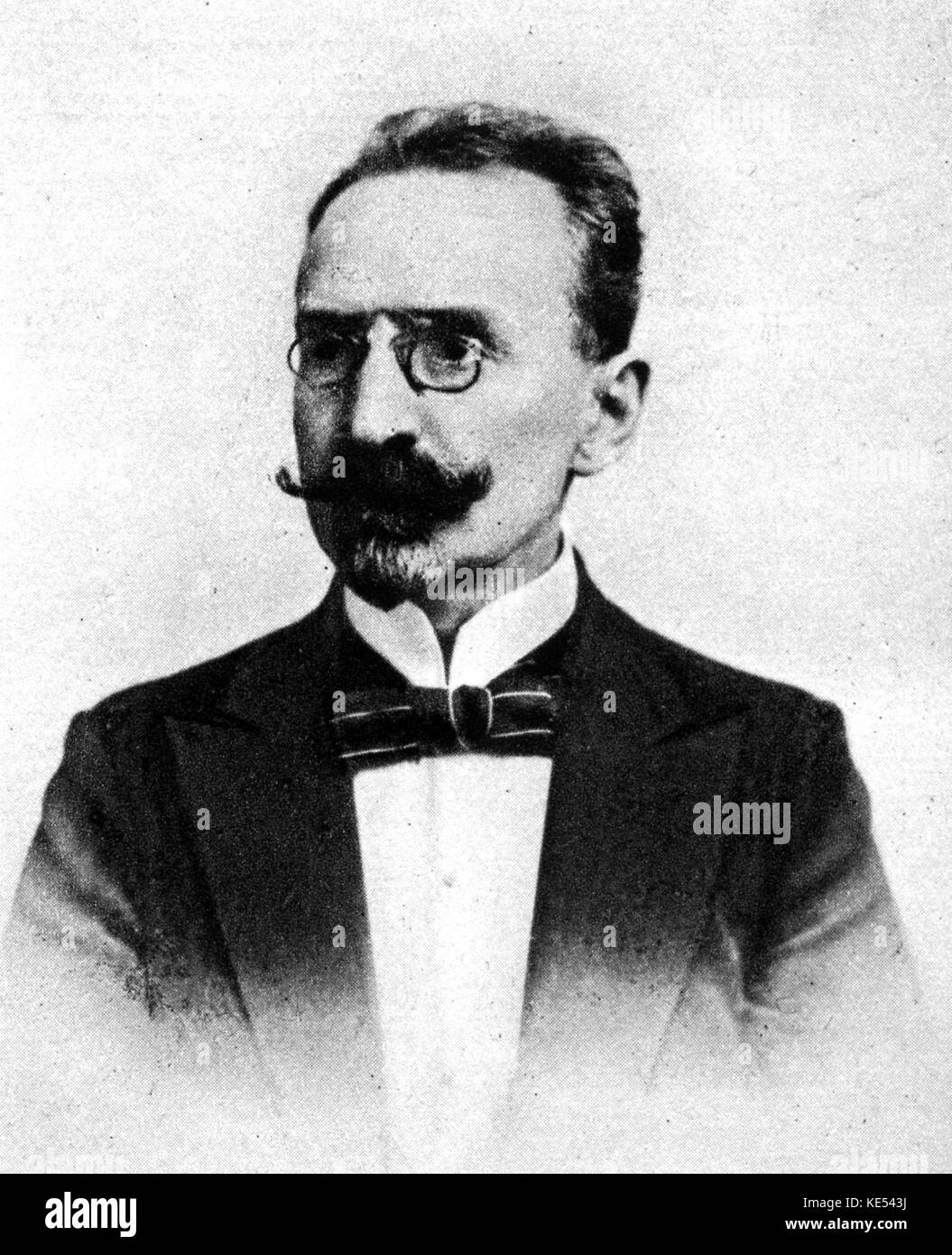 Alexander Polinski / Polinsky , Polish critic and musicologist .  He recognised Szymanowkis as an outstanding composer. Stock Photo