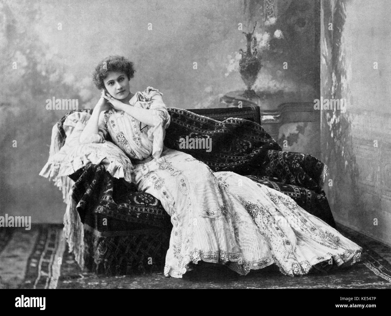 Aino Ackte Aino Ackte   Finnish soprano, 23 April 1876 - 8 August 1944. Stock Photo