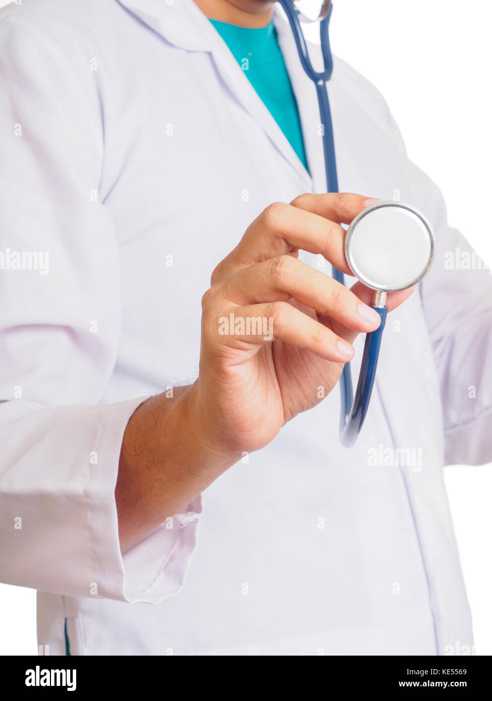 doctor with stethoscope Stock Photo Alamy